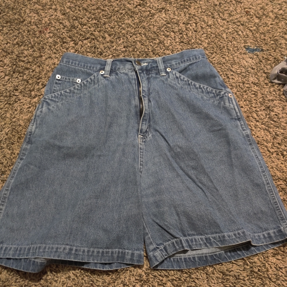 Blue jean shorts